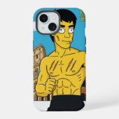 Bruce lee iPhone 15 case (Achterkant)
