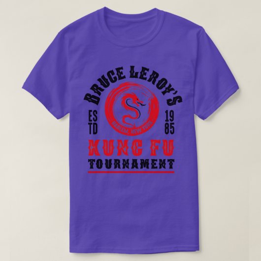 Bruce Leroys Kung Fu Toernooi LTS T-shirt (Design voorkant)