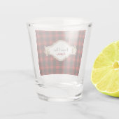 Bruce Modern Original Scottish Clan Tartan Shot Glas (Achterkant)