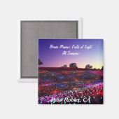 Bruce Munro, lichtveld, Paso Robles, CA. Magneet (Voorkant / Achterkant)