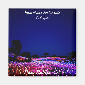 Bruce Munro, lichtveld, Paso Robles, CA. Magneet (Voorkant)