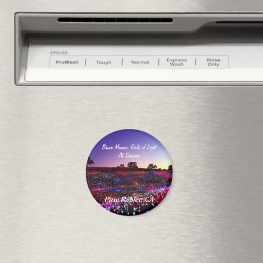 Bruce Munro, lichtveld, Paso Robles, CA. Magneet (Insitu (Vaatwasser))