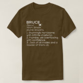 Bruce Naam Definitie Bruce Betekenis Bruce Naam ME T-shirt (Design voorkant)