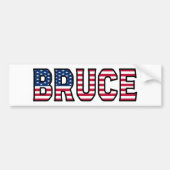 Bruce Name Vorname USA Aufkleber Sticker Auto (Voorkant)