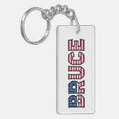 Bruce Name Vorname USA Flagge Anhänger Schlüssel Sleutelhanger (Voorkant Links)
