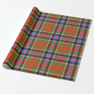 Bruce of Kinnaird Ancient Tartan Plaid Pattern Cadeaupapier