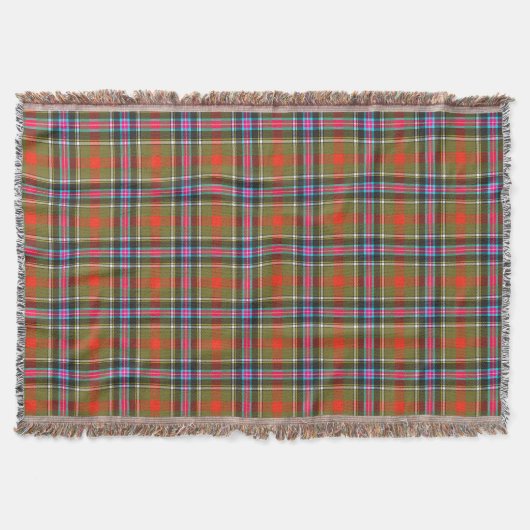 Bruce of Kinnaird Ancient Tartan Plaid Pattern Deken (Voorkant)