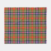 Bruce of Kinnaird Ancient Tartan Plaid Pattern Fleece Deken (Voorkant (Horizontaal))