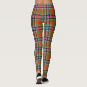 Bruce of Kinnaird Ancient Tartan Plaid Pattern Leggings (Achterkant)