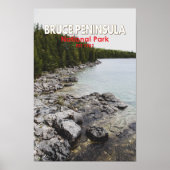 Bruce Peninsula National Park Canada Art  Poster (Voorkant)