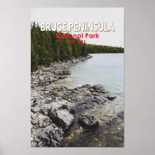 Bruce Peninsula National Park Canada Art  Poster