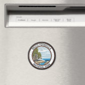 Bruce Peninsula National Park Canada  Badge Magneet (Insitu (Vaatwasser))