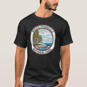 Bruce Peninsula National Park Canada  Badge T-shirt