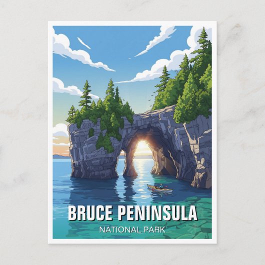 Bruce Peninsula National Park Canada Briefkaart (Voorkant)