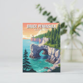 Bruce Peninsula National Park Canada Briefkaart (Staand voorkant)
