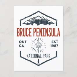 Bruce Peninsula National Park Canada Distress Briefkaart