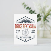 Bruce Peninsula National Park Canada Distress Briefkaart (Staand voorkant)