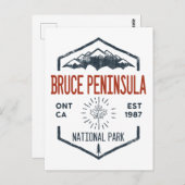 Bruce Peninsula National Park Canada Distress Briefkaart (Voorkant / Achterkant)