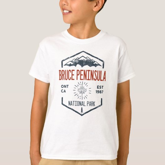 Bruce Peninsula National Park Canada Distress T-shirt (Voorkant)