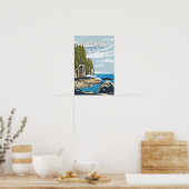 Bruce Peninsula National Park Canada Reis Kunst Poster (Keuken)