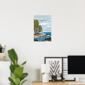 Bruce Peninsula National Park Canada Reis Kunst Poster (Thuiskantoor)