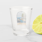 Bruce Peninsula National Park Canada Travel Art Shot Glas (Achterkant)