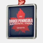 Bruce Peninsula NP (esdoorblad) Metalen Ornament (Links)