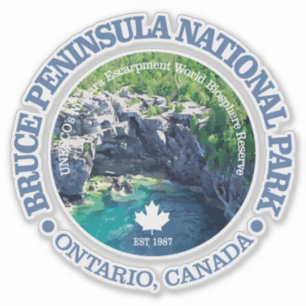 Bruce Peninsula NP Sticker