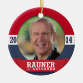 BRUCE RAUNER CAMPAIGN KERAMISCH ORNAMENT (Voorkant)