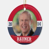 BRUCE RAUNER CAMPAIGN KERAMISCH ORNAMENT (Links)