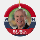 BRUCE RAUNER CAMPAIGN KERAMISCH ORNAMENT (Achterkant)