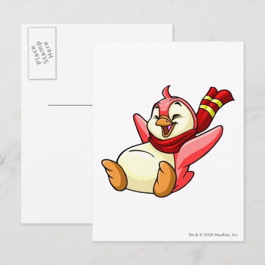 Bruce Red Briefkaart (Voorkant / Achterkant)