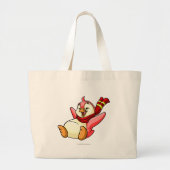 Bruce Red Grote Tote Bag (Voorkant)