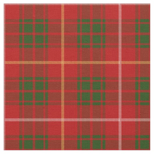Bruce Scottish Clan Tartan Stof (Close Up)