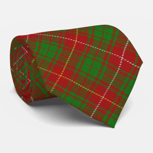 Bruce Scottish Clan Tartan Stropdas (Opgerold)