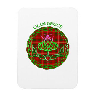 Bruce Scottish Tartan Celtic Thistle Magneet