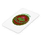Bruce Scottish Tartan Celtic Thistle Magneet (Linkerzijde)