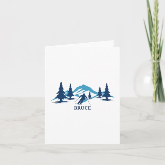Bruce Ski Resort Skien Skiloper _1 Kaart (Voorkant)