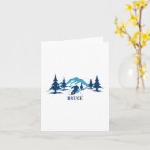 Bruce Ski Resort Skien Skiloper _1 Kaart (Gele Bloem)
