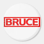 Bruce Stamp Magneet (Voorkant)