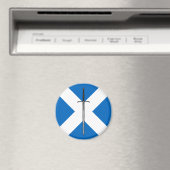Bruce Sword op Saltire Magneet (Insitu (Vaatwasser))