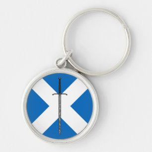 Bruce Sword op Saltire Sleutelhanger
