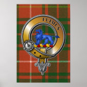 Bruce Tartan & Badge Poster (Voorkant)