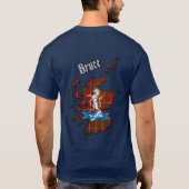 Bruce Tartan Map & Badge T-Shirt (Achterkant)