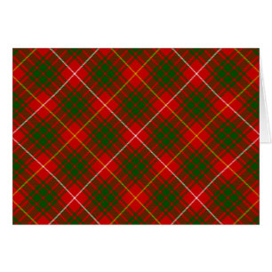 Bruce tartan red green plaid