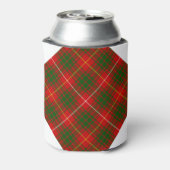 Bruce tartan red green plaid blikjeskoeler (Blikje Achterkant)