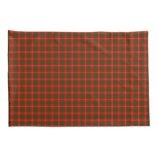 Bruce tartan red green plaid kussensloop (Achterkant-Rechts)