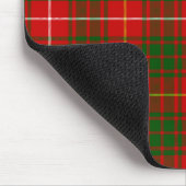 Bruce tartan red green plaid muismat (Hoek)