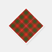 Bruce tartan red green plaid servetten (Hoek)