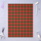 Bruce tartan red green plaid tissuepapier (Craft)
